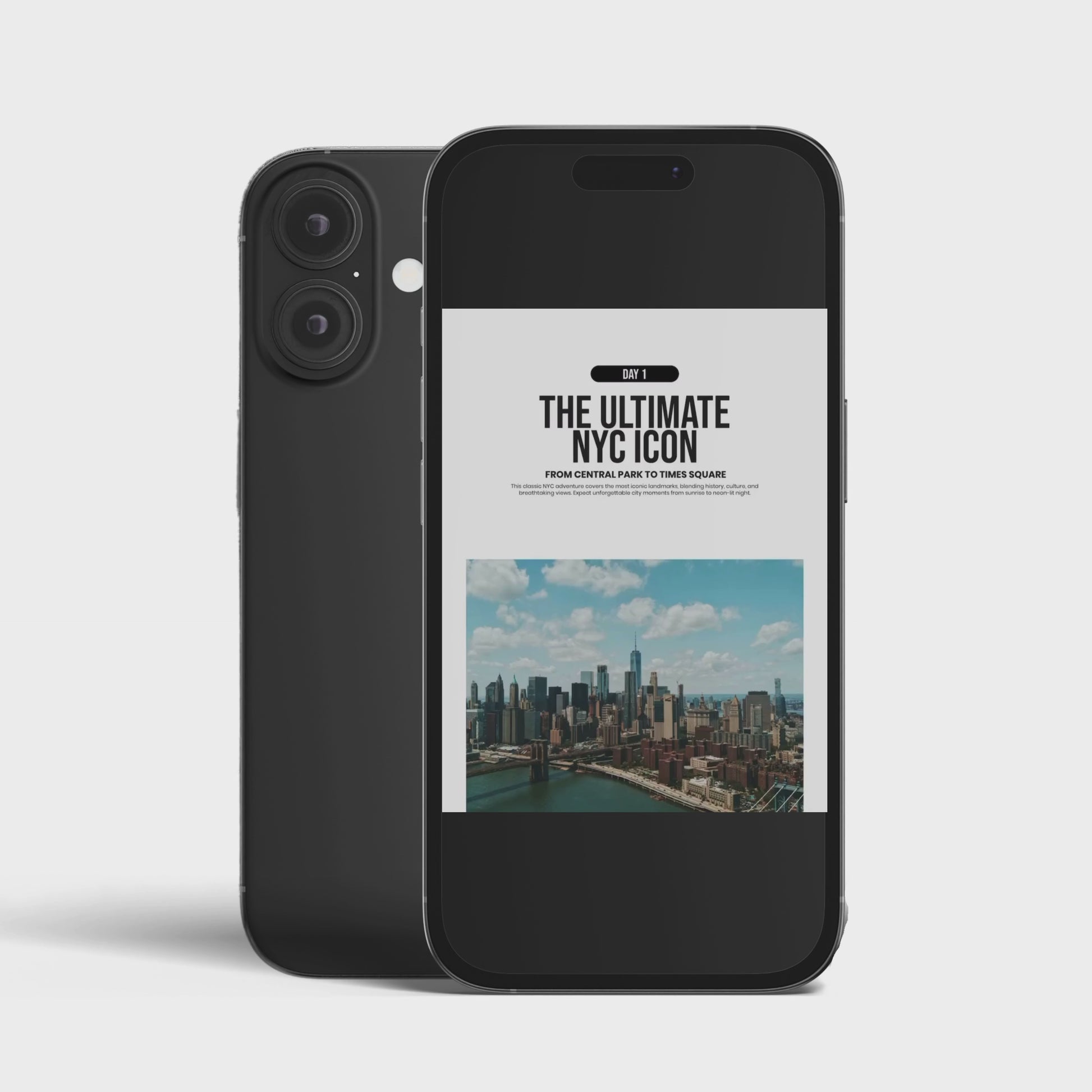 Digital New York City Travel Guide Book